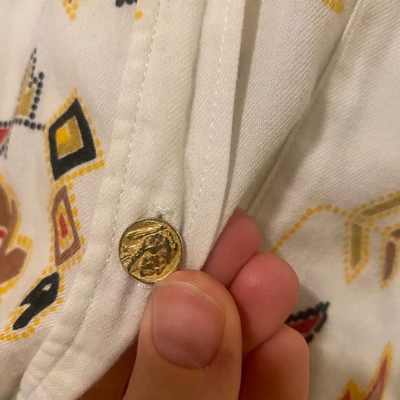 Kenzo Jeans southwestern inspired button down - Picture 3 of 6